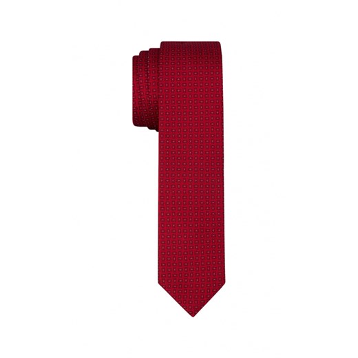 Krawat 14 - 82  czerwony  okazja Próchnik 
