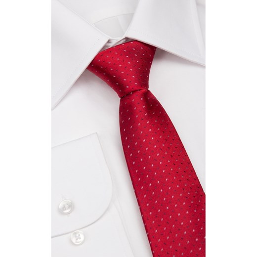 Krawat 14 -174 czerwony   okazyjna cena Próchnik 