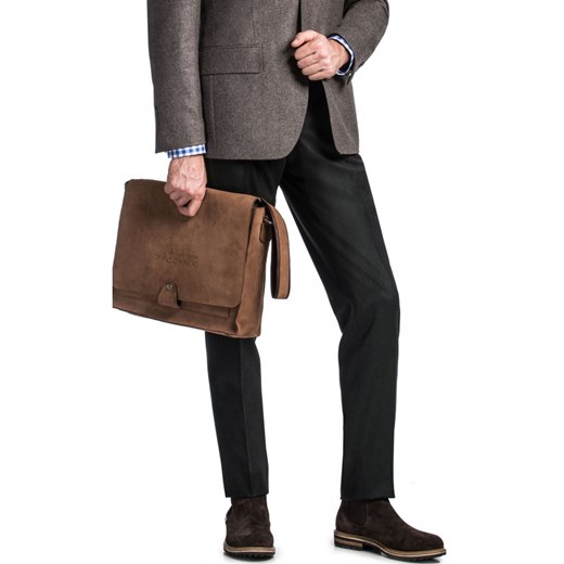 Spodnie vintage 2 brazowy  172-181 / 52 Próchnik