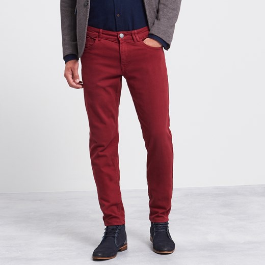 Reserved - Spodnie slim fit yfl - Czerwony