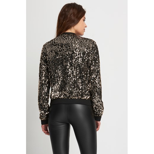 Kurtka bomber z cekinami Orsay szary 38 orsay.com