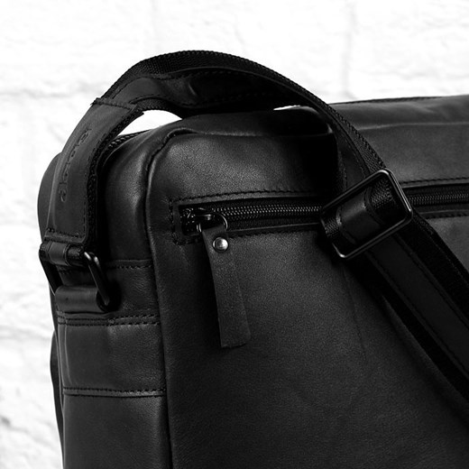 Skórzana torba na ramię, laptopa unisex Daag Storm 2 czarny Daag  Skorzana.com