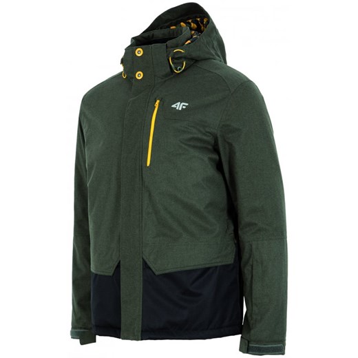 [T4Z16-KUMN500] Kurtka narciarska męska KUMN500 - khaki melanż 4F   