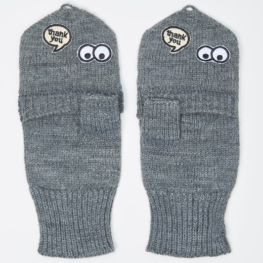 House - Wesołe rękawiczki bez palców - Szary House szary M 