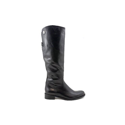 BUTY DAMSKIE KOZAKI CZARNE NESSI 37302 SKÓRA NATURALNA