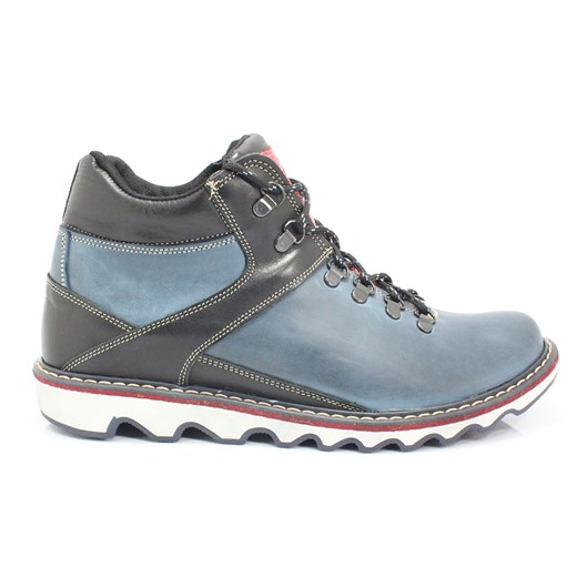 KENT 291 GRANAT - Męskie buty zimowe, lekkie ocieplenie  Kent 40 Sklep Obuwniczy KENT