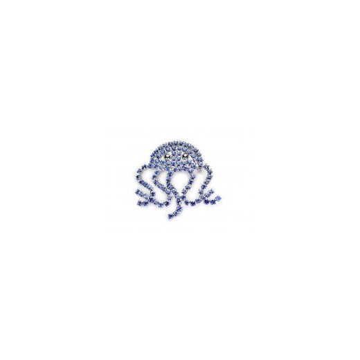 Broszka niebieska, ośmiornica  Kiara uniwersalny Kiara, Sztuczna Biżuteria Jablonex
