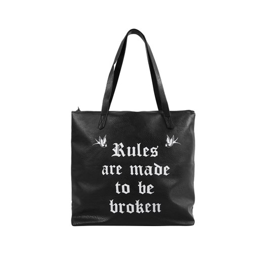 Black Slogan Shopper Bag   Tally Weijl  