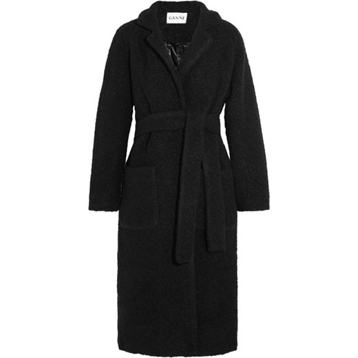 Fenn wool-blend bouclé coat  Ganni  NET-A-PORTER