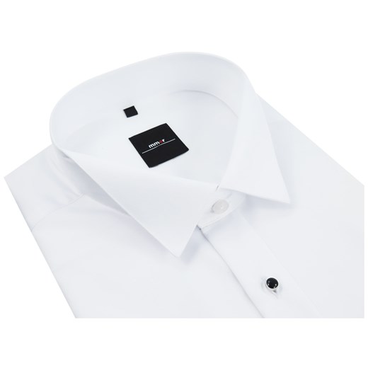 Biała koszula ślubna smokingowa M2