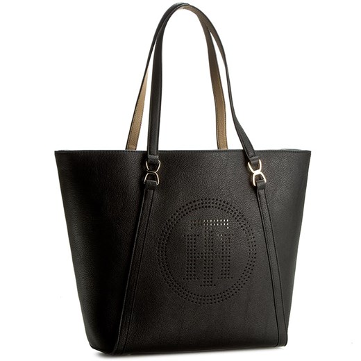 Torebka TOMMY HILFIGER - Fashion Novelty Tote Perf AW0AW03516  901 bialy Tommy Hilfiger  eobuwie.pl