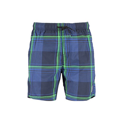 Navy & Green Check Swim Shorts niebieski   tkmaxx