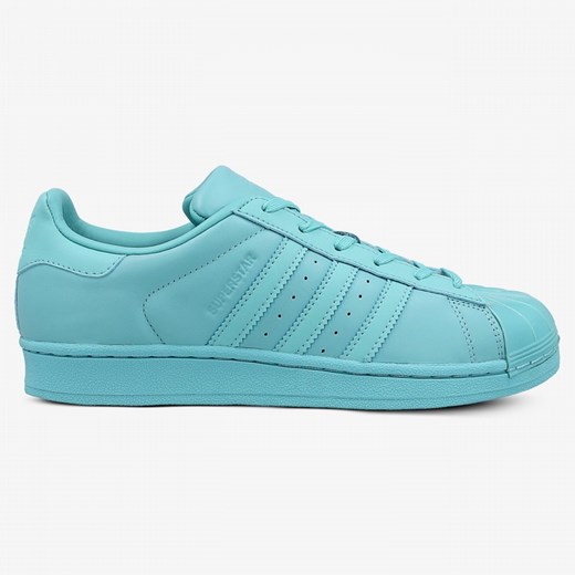 ADIDAS SUPERSTAR GLOSSY TOE W Adidas turkusowy 41 1/3 galeriamarek.pl