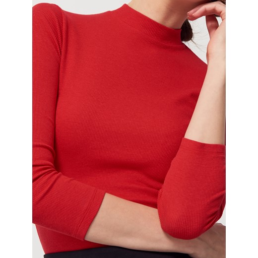 Mohito - Bluzka z półgolfem - Czerwony Mohito czerwony XL 