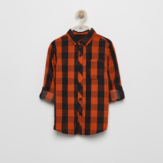 Reserved - Koszula w kratę - Pomarańczowy - męska Reserved brazowy 104 