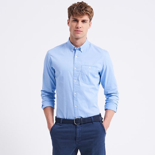 Reserved - Koszula we wzory - Niebieski - męska  Reserved M 