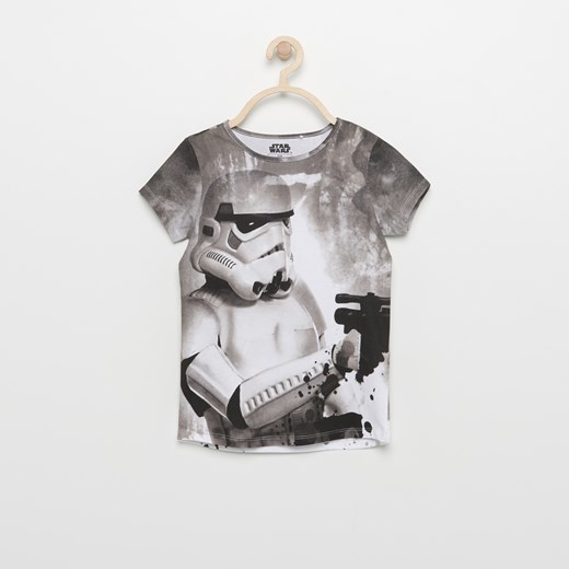 Reserved - T-shirt star wars - Biały