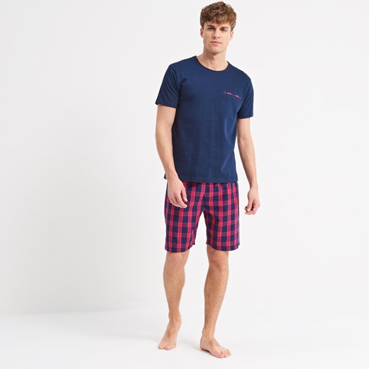 Reserved - Dwuczęściowa piżama - Granatowy