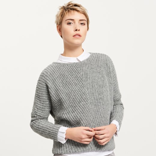 Reserved - Sweter z wąskimi rękawami - Szary