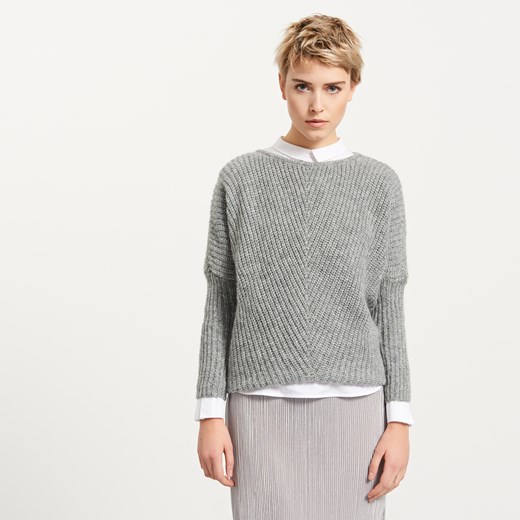 Reserved - Sweter z wąskimi rękawami - Szary