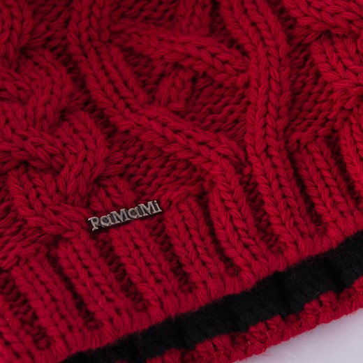 Zimowa czapka damska PaMaMi - Czerwony