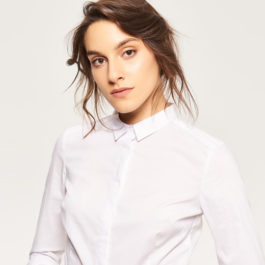 Reserved - Elegancka koszula - Biały bialy Reserved 42 