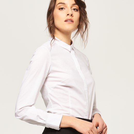 Reserved - Elegancka koszula - Biały Reserved bialy 38 
