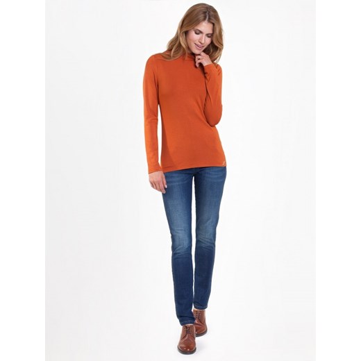 Spodnie jeansowe DENI L’ame De Femme pomaranczowy 38 okazyjna cena Eye For Fashion