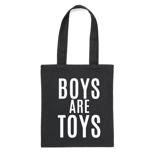 Czarny Shopper"BOYS ARE TOYS"