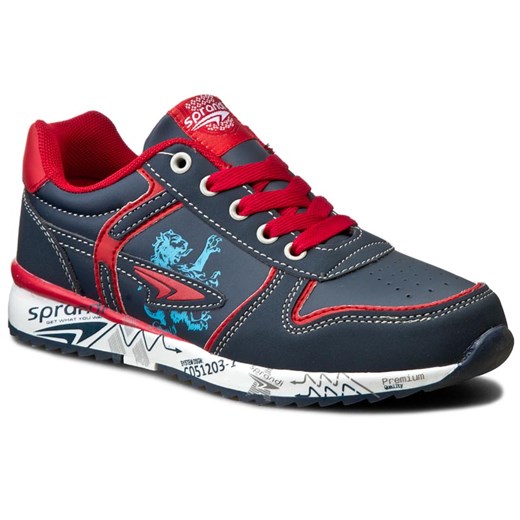 Sneakersy SPRANDI - BP23-5710 Granatowy/Czerwony fioletowy Sprandi 39 eobuwie.pl