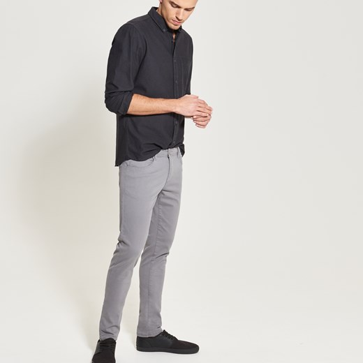 Reserved - Spodnie super slim fit - Szary Reserved  28 