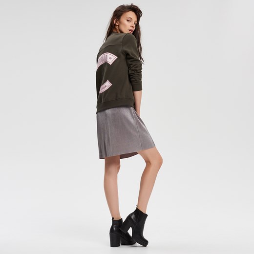 Cropp - Bluza typu bomber - Zielony Cropp S