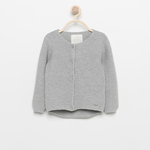 Reserved - Sweter dla dziewczynki - Szary szary Reserved 68 
