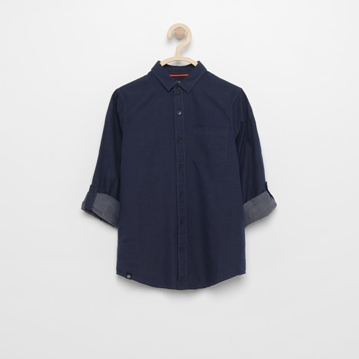 Reserved - Koszula dla eleganta - Granatowy czarny Reserved 146 