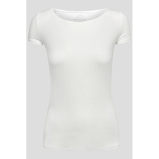 Jednobarwny t-shirt basic szary Orsay XL orsay.com