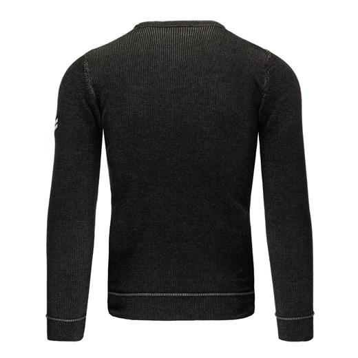 Sweter męski czarny (wx0811)