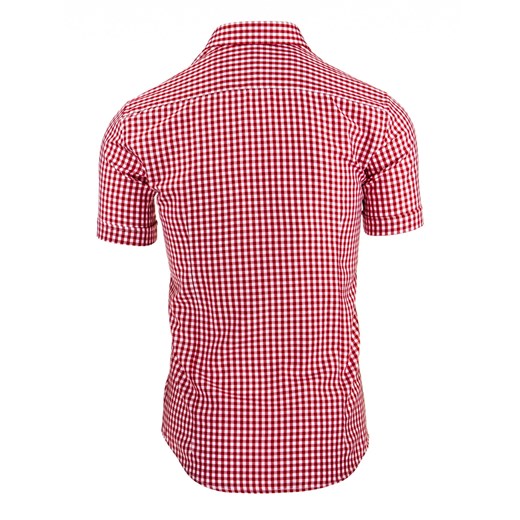 Koszula męska czerwona (kx0667)