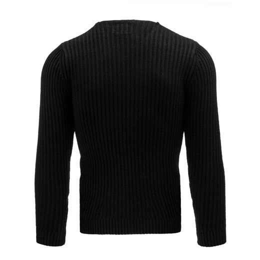 Sweter męski czarny (wx0886)