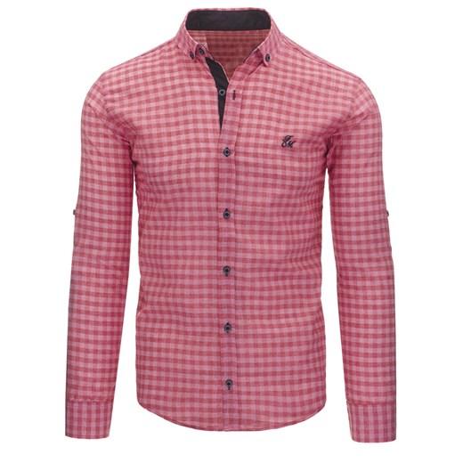 Koszula męska różowa (dx1015)