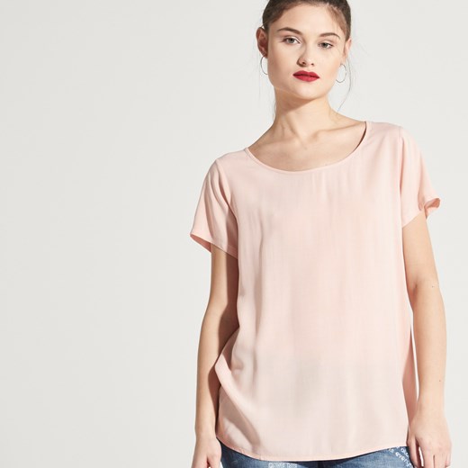 House - Gładka koszulka basic - Różowy bezowy House XL 