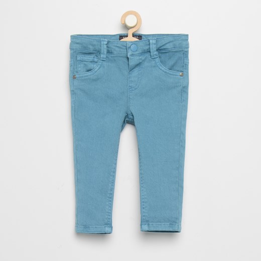 Reserved - Spodnie jeansowe - Turkusowy Reserved niebieski 74 