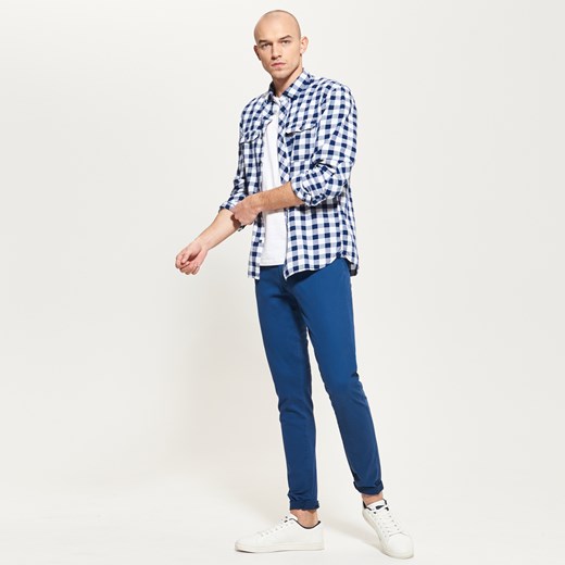 Reserved - Spodnie super slim fit - Niebieski