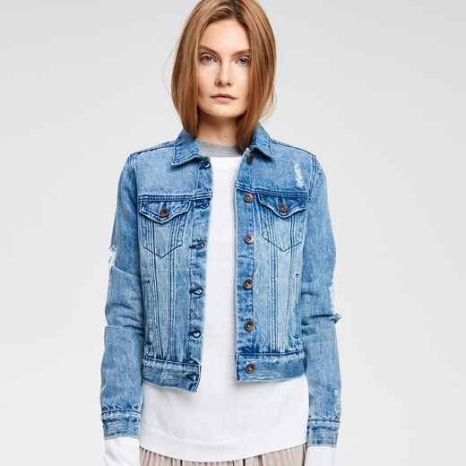 Cropp - Ladies` jacket - Niebieski niebieski Cropp M 