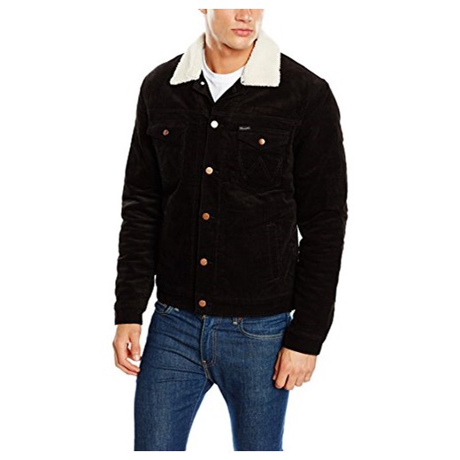 Kurtka Wrangler Sherpa dla mężczyzn, kolor: czarny, rozmiar: XXL (UK) czarny Wrangler XXL Amazon