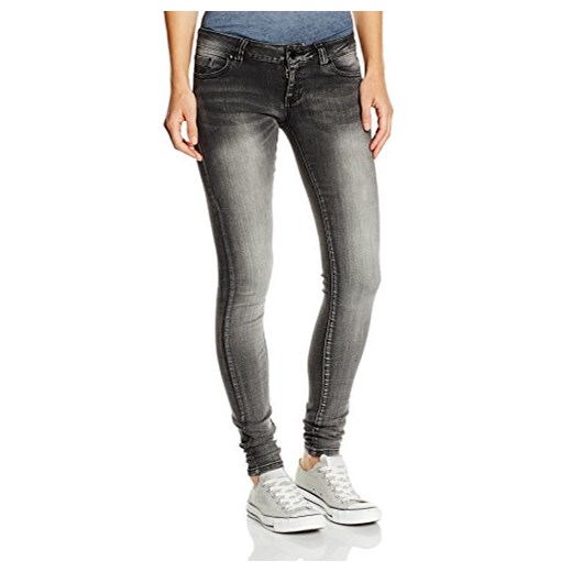 Vero Moda dżinsy damskie spodnie Skinny vmfive LW str. Slim VI gu968, kolor: szary (Light Grey Denim)