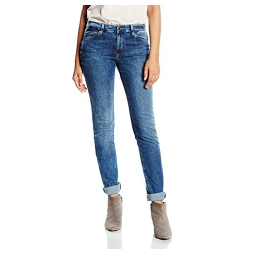 Spodnie jeansowe Cross Jeans Anya dla kobiet, kolor: niebieski
