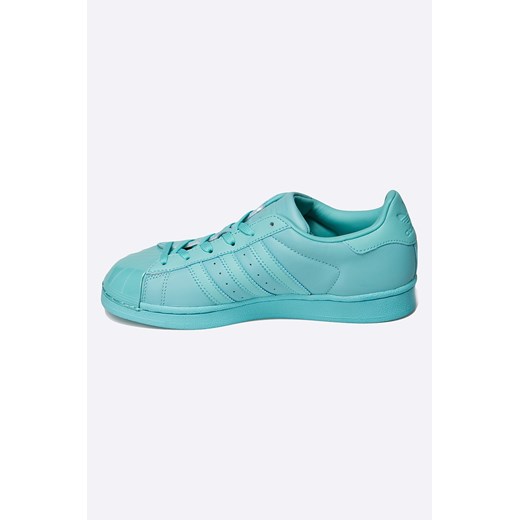 adidas Originals - Buty Superstar Glossy Adidas Originals turkusowy 37 1/3 ANSWEAR.com