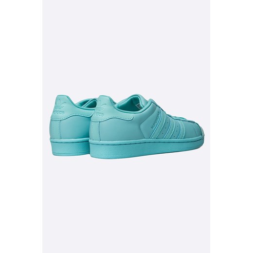 adidas Originals - Buty Superstar Glossy Adidas Originals turkusowy 40 ANSWEAR.com