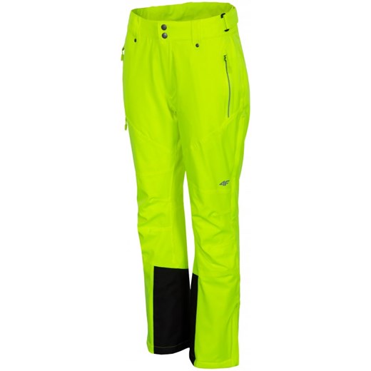 [T4Z16-SPDN550] Spodnie narciarskie damskie SPDN550 - neon żółty  4F  