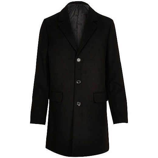 Black smart overcoat 